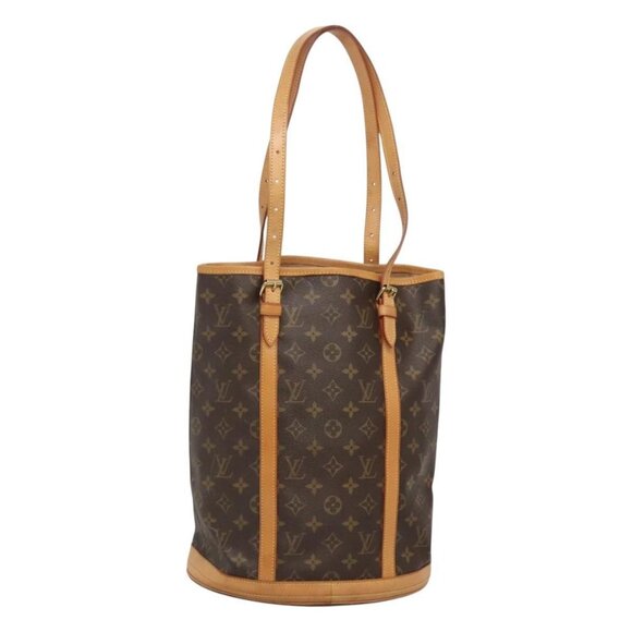 LOUIS VUITTON Monogram Bucket GM Shoulder Bag M42236 LV Auth 118721 - Picture 1 of 16
